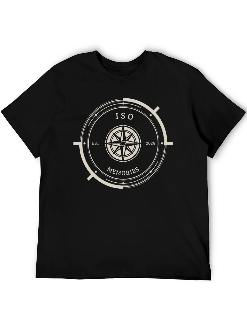 ISO Memories Compass Graphic Tee - Black