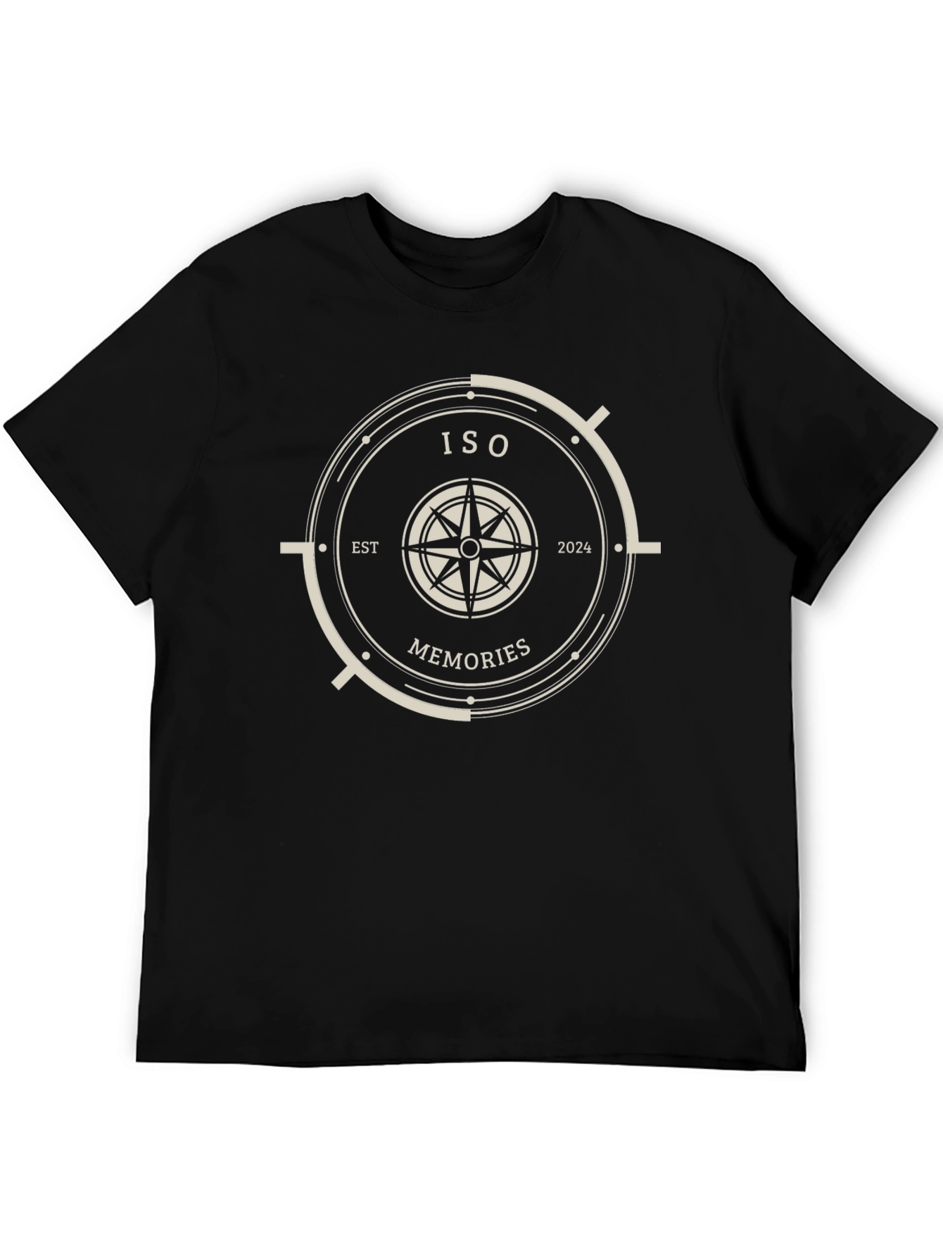 ISO Memories Compass Graphic Tee - Black