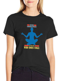 Never Underestimate Old Man Yoga T-Shirt