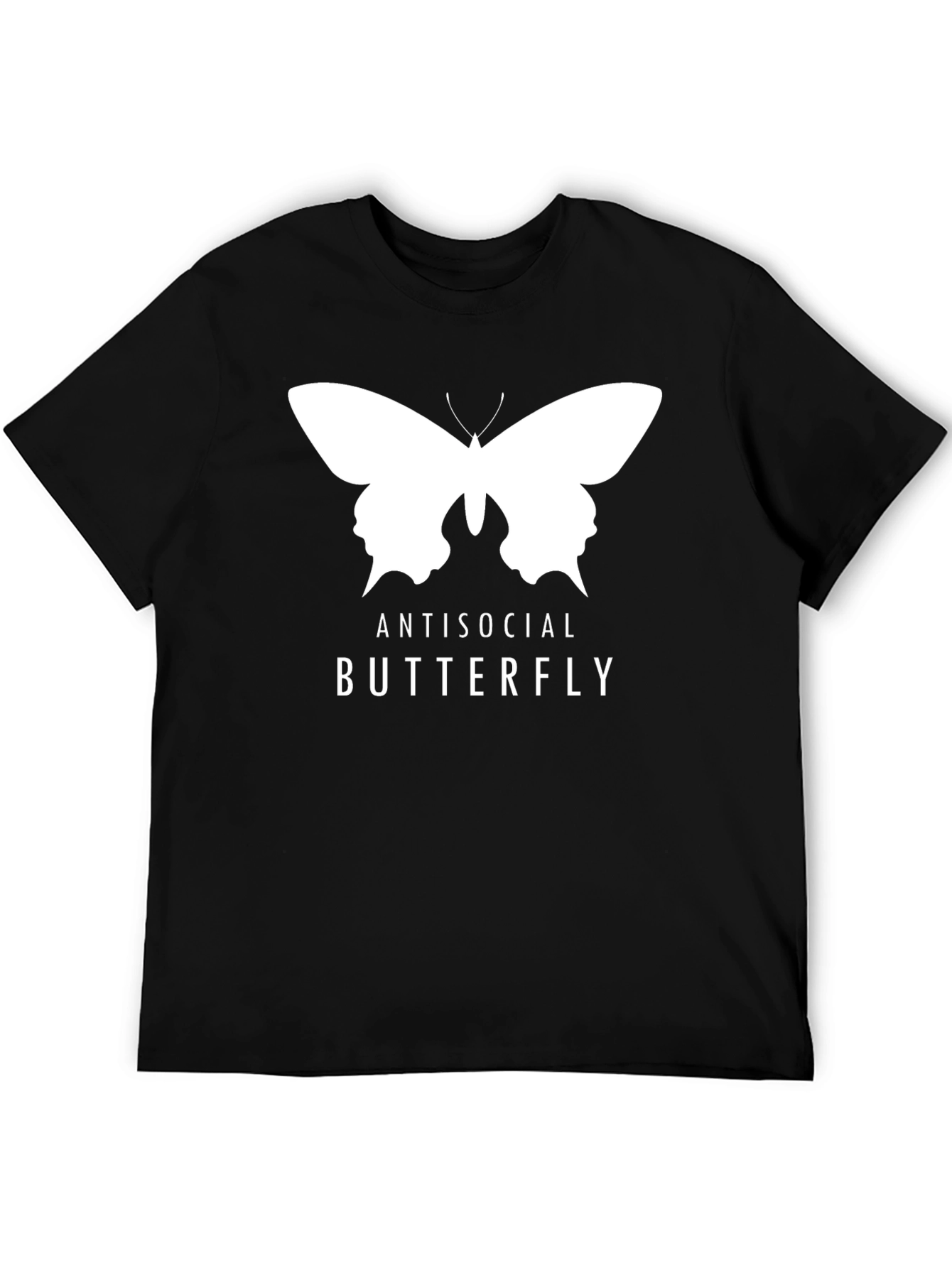 Antisocial Butterfly Graphic Tee - Black