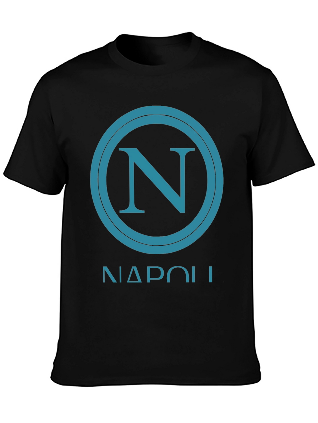Napoli Graphic Tee - Casual Black T-Shirt