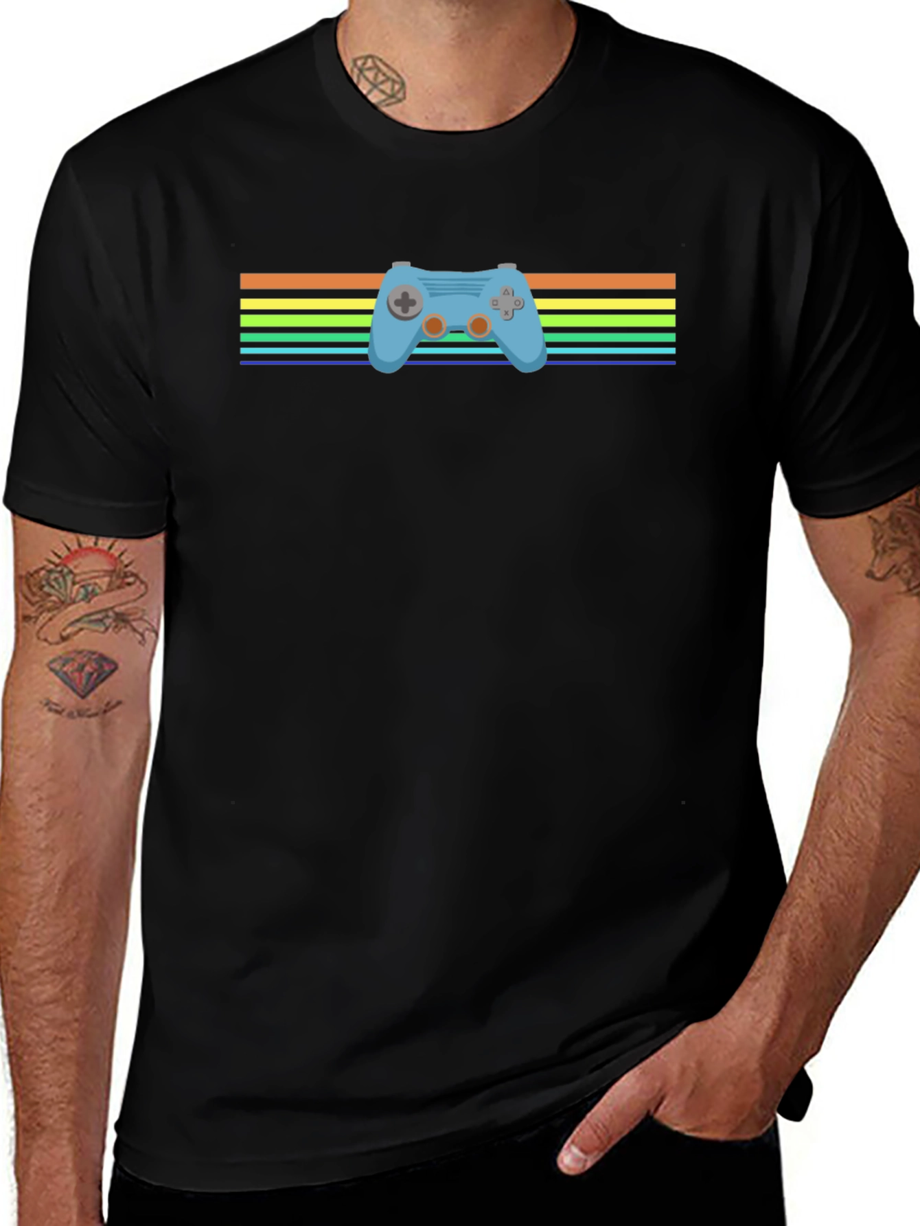 Retro Gamer T-Shirt - Black Tee
