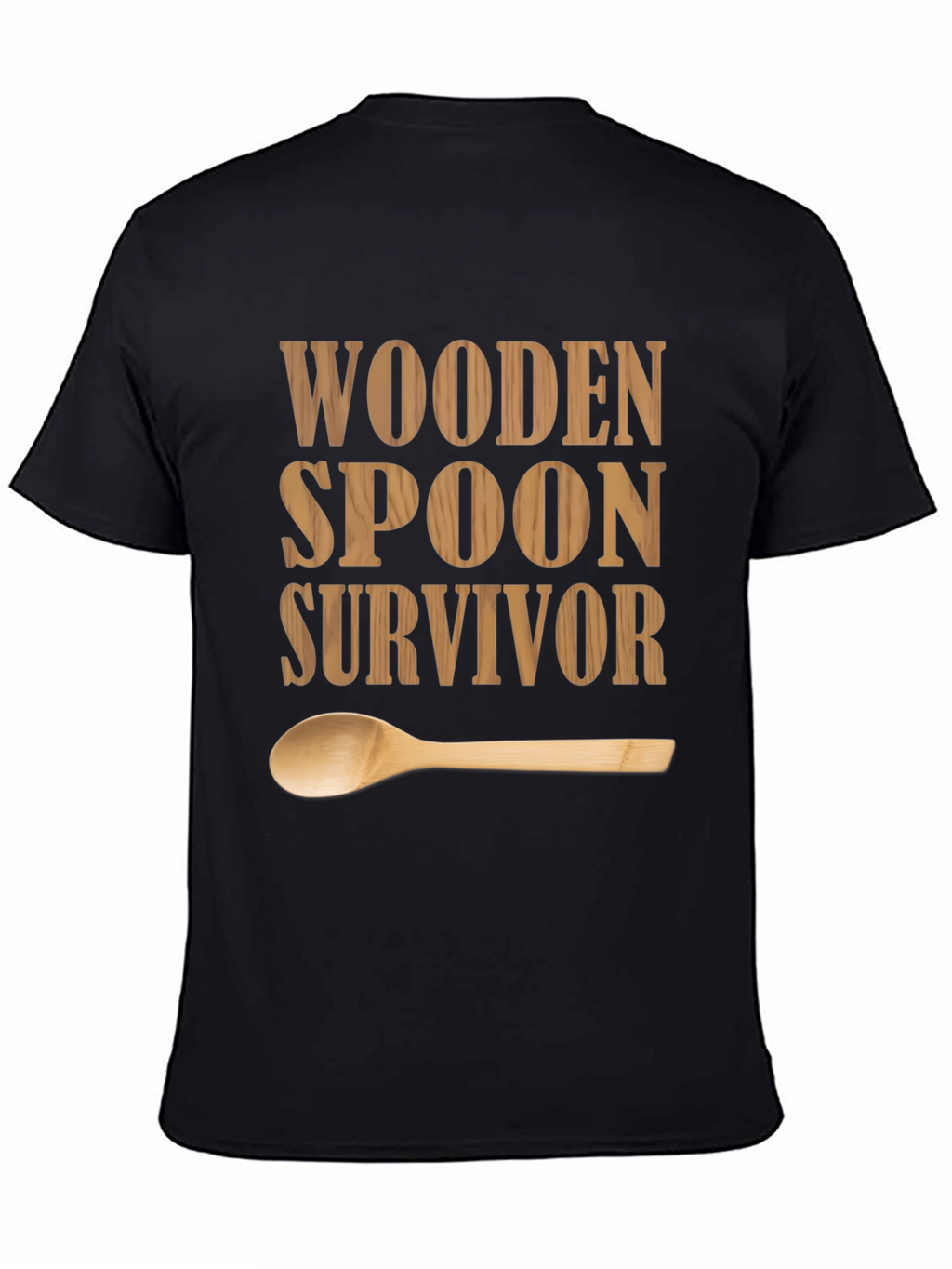 Wooden Spoon Survivor T-Shirt - Funny Graphic Tee