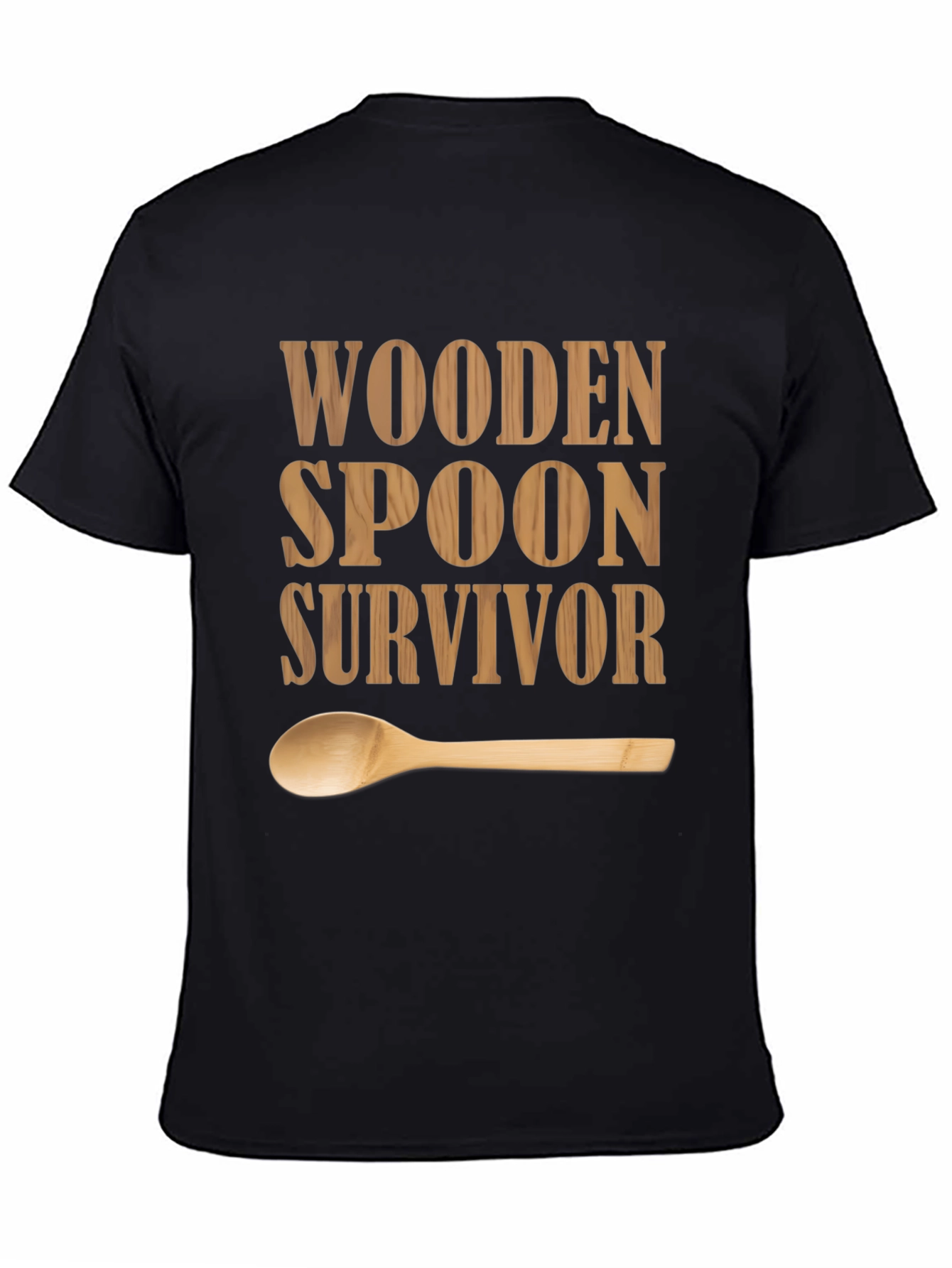Wooden Spoon Survivor T-Shirt - Funny Graphic Tee