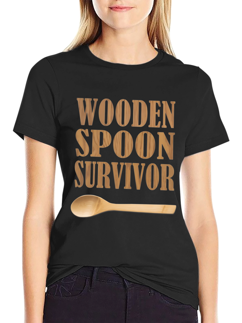 Wooden Spoon Survivor T-Shirt - Funny Graphic Tee