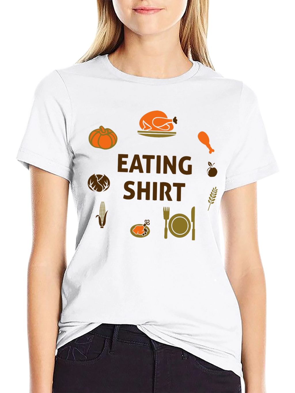 Eating Shirt Thanksgiving Tee