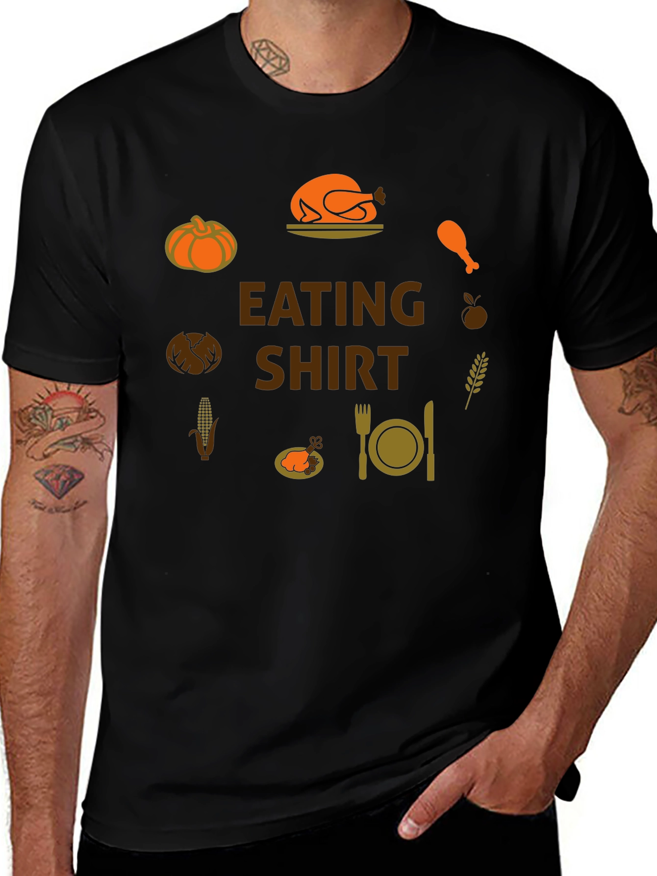 Eating Shirt Thanksgiving Tee