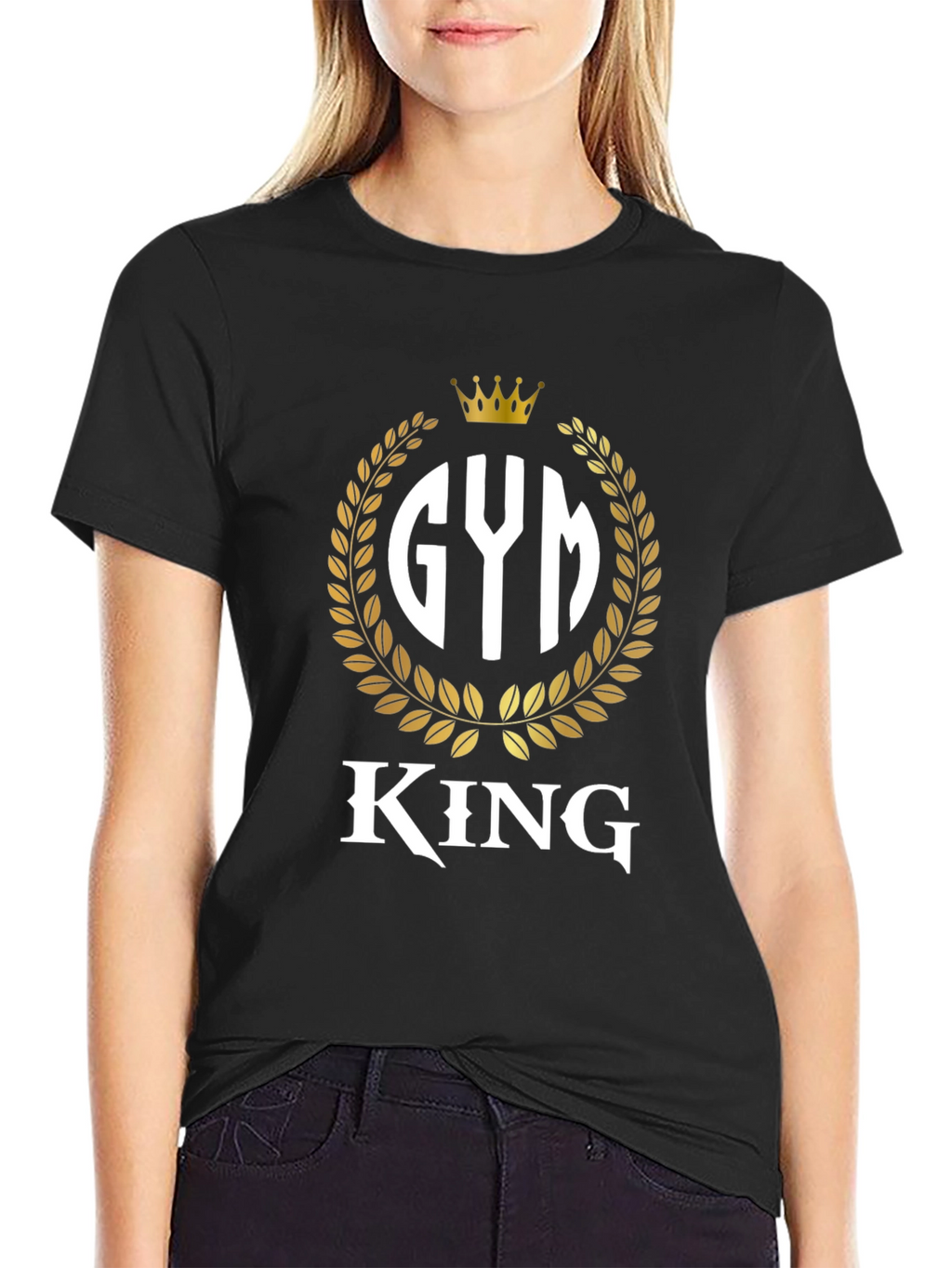 Gym King Black T-Shirt