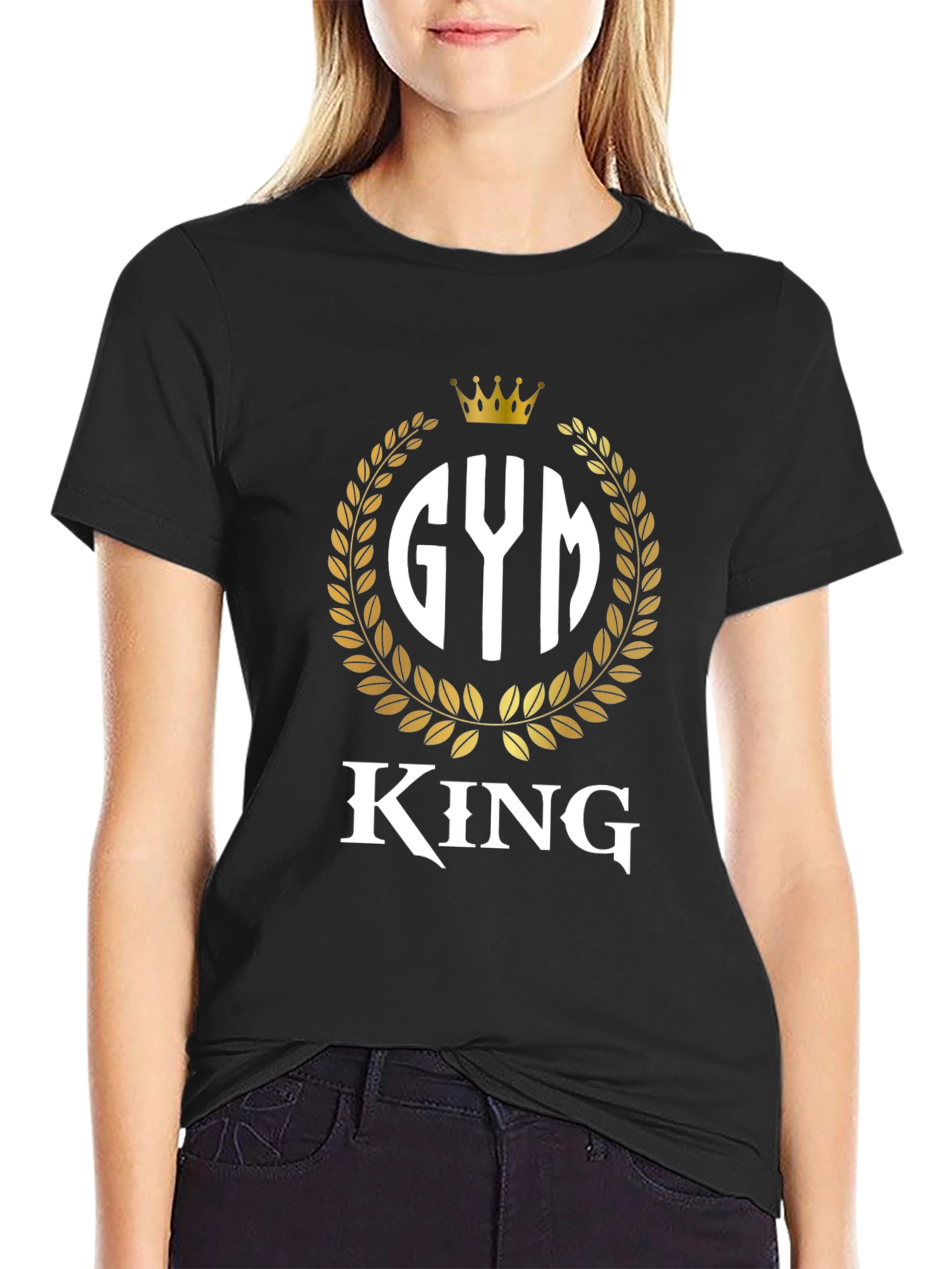 Gym King Black T-Shirt
