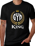 Gym King Black T-Shirt