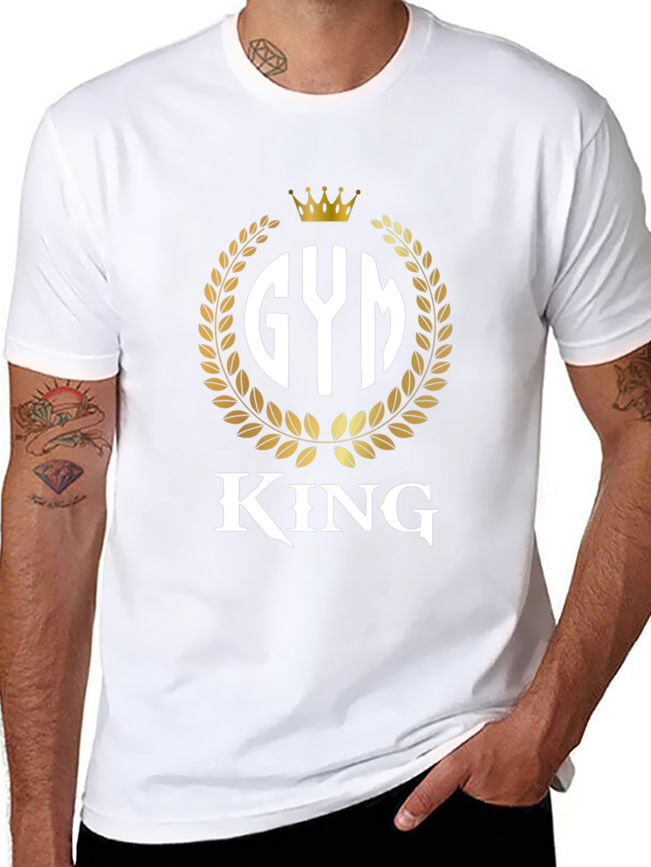 Gym King Black T-Shirt