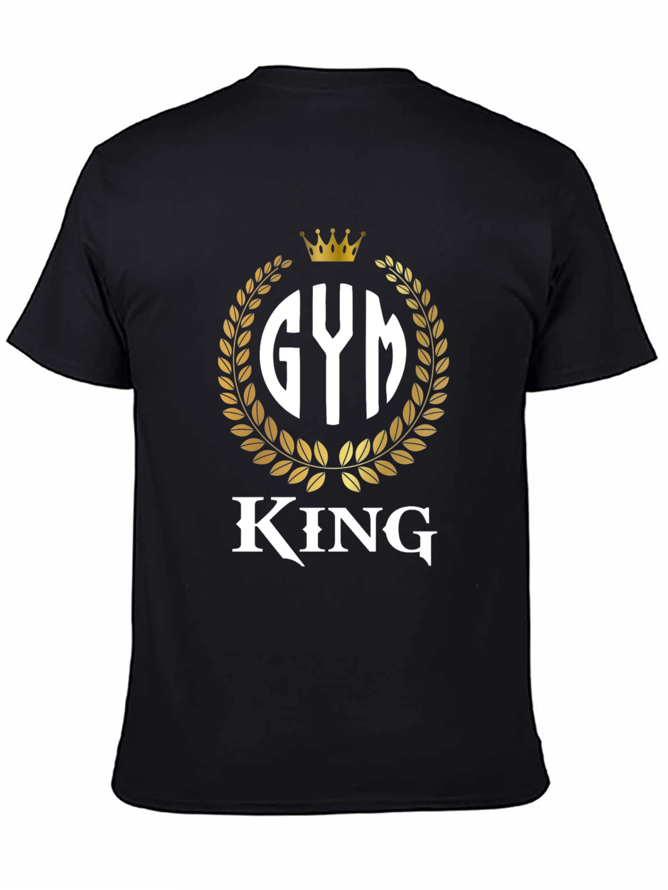 Gym King Black T-Shirt