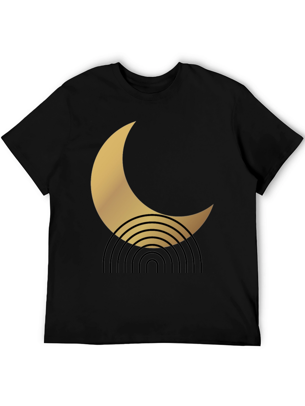 Modern Crescent Moon Graphic Tee