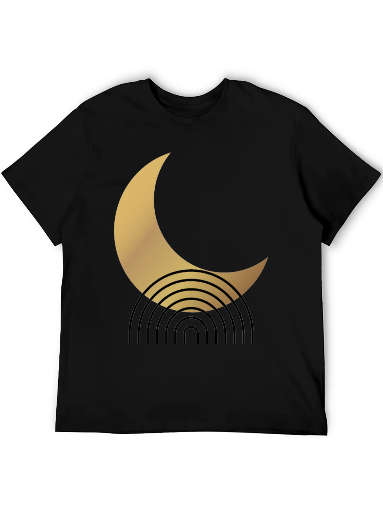 Modern Crescent Moon Graphic Tee