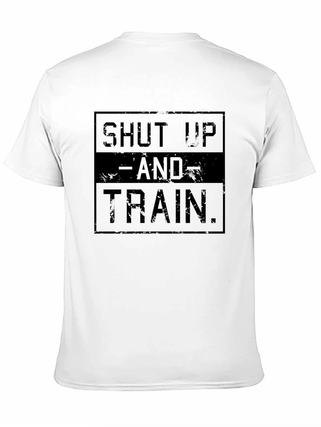 Shut Up and Train Black Graphic Tee