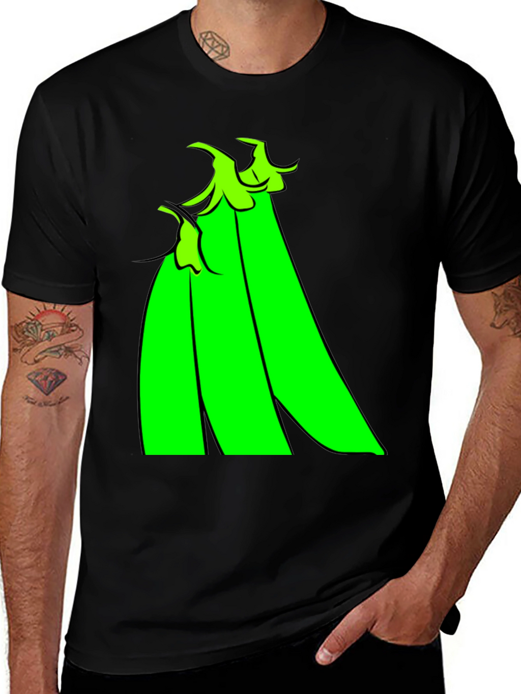 Pea Pod Graphic Tee - Organic Cotton