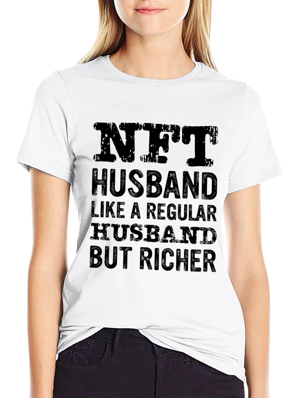 NFT Husband Graphic T-Shirt - Unique Bold Design