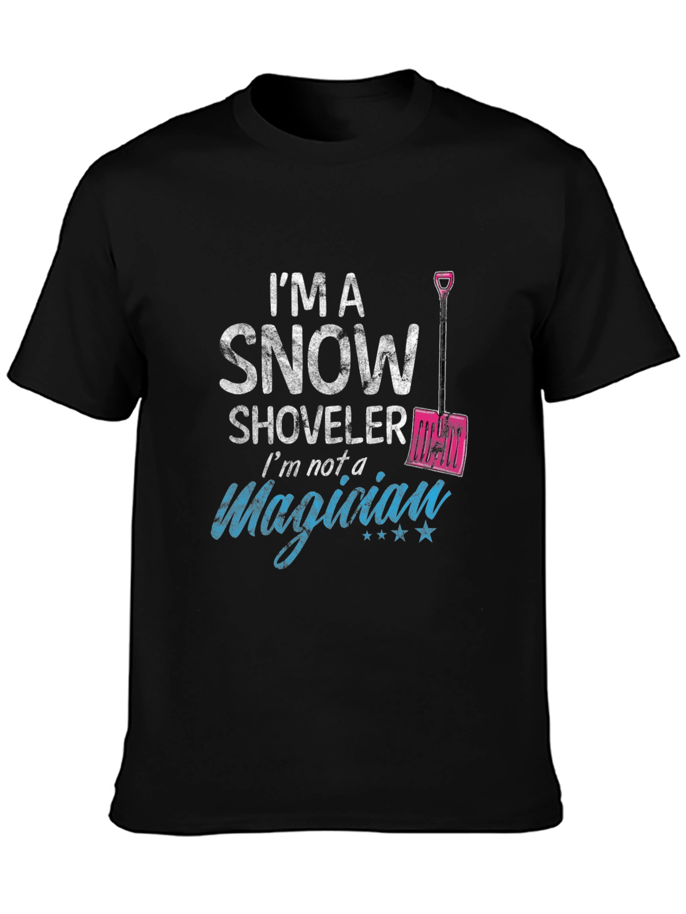 Snow Shoveler T-Shirt: Winter Humor Tee