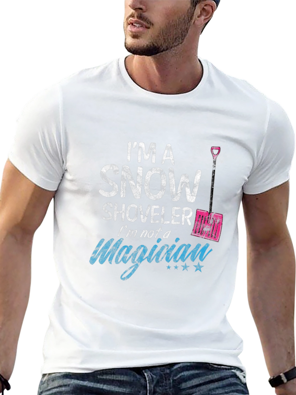 Snow Shoveler T-Shirt: Winter Humor Tee