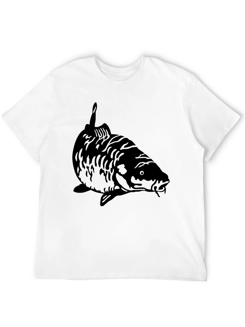 Black Carp Fish Graphic Tee - Angler Style