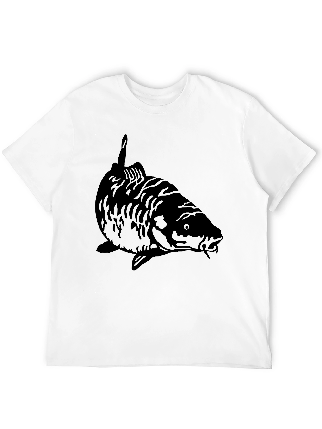 Black Carp Fish Graphic Tee - Angler Style