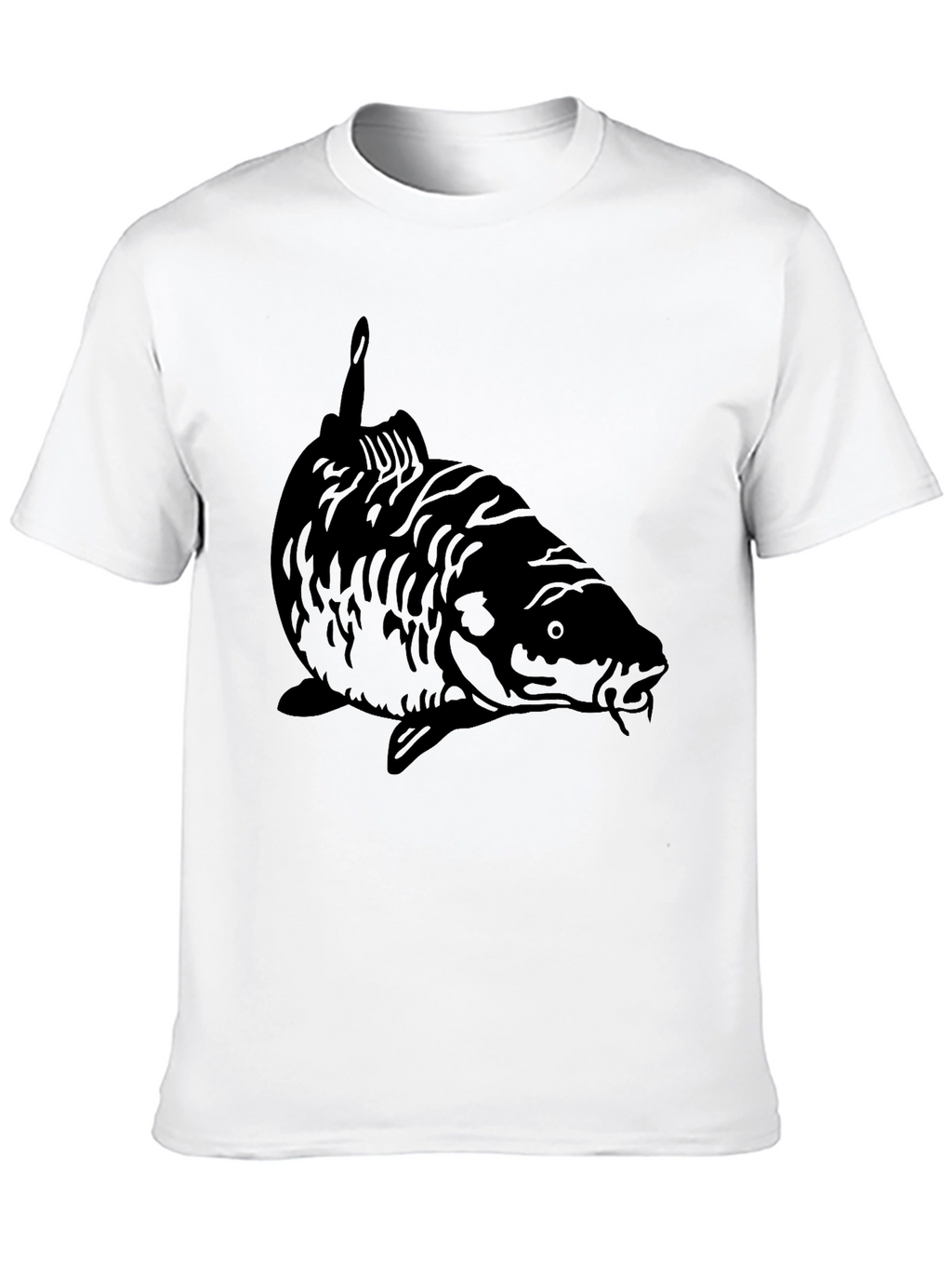 Black Carp Fish Graphic Tee - Angler Style