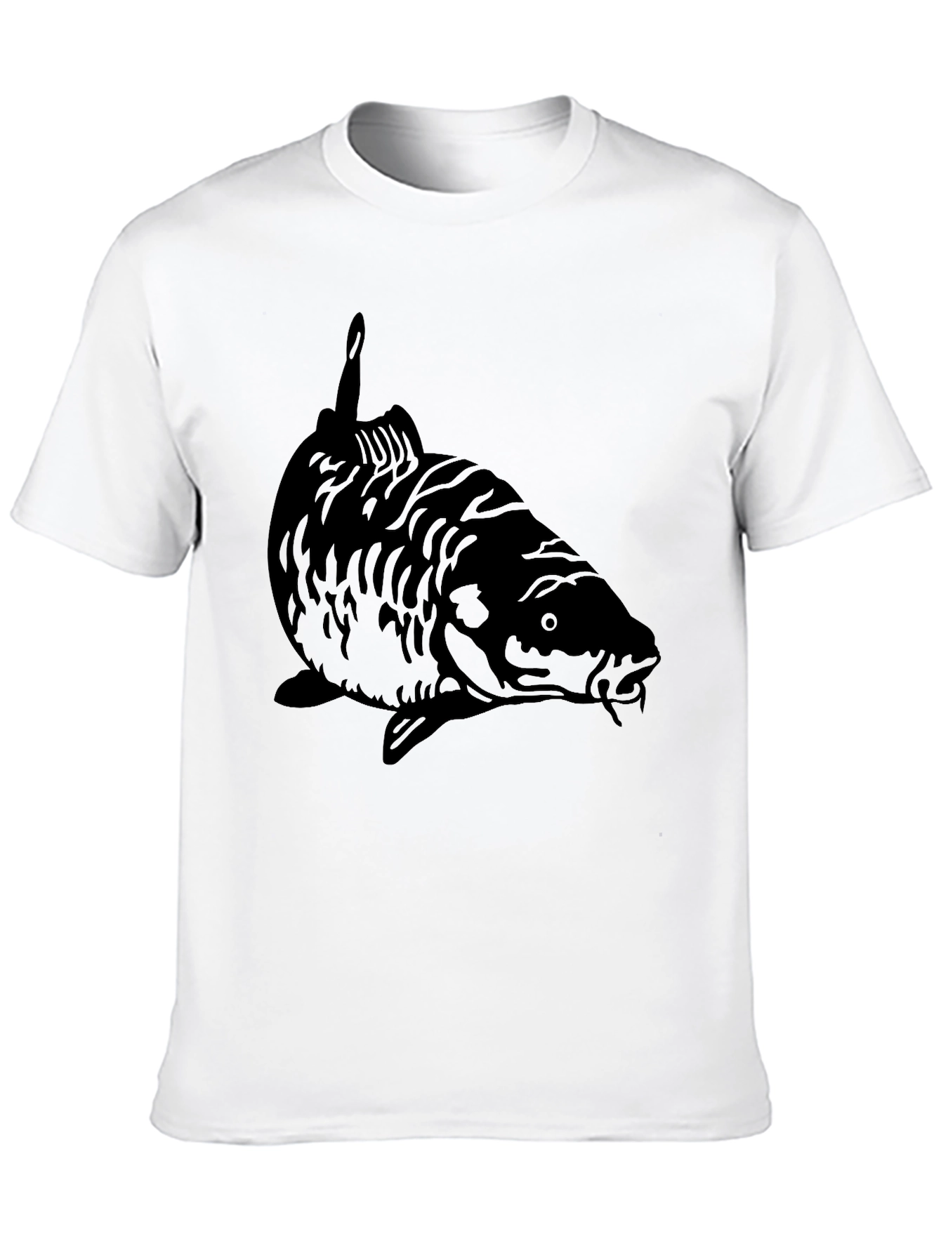 Black Carp Fish Graphic Tee - Angler Style