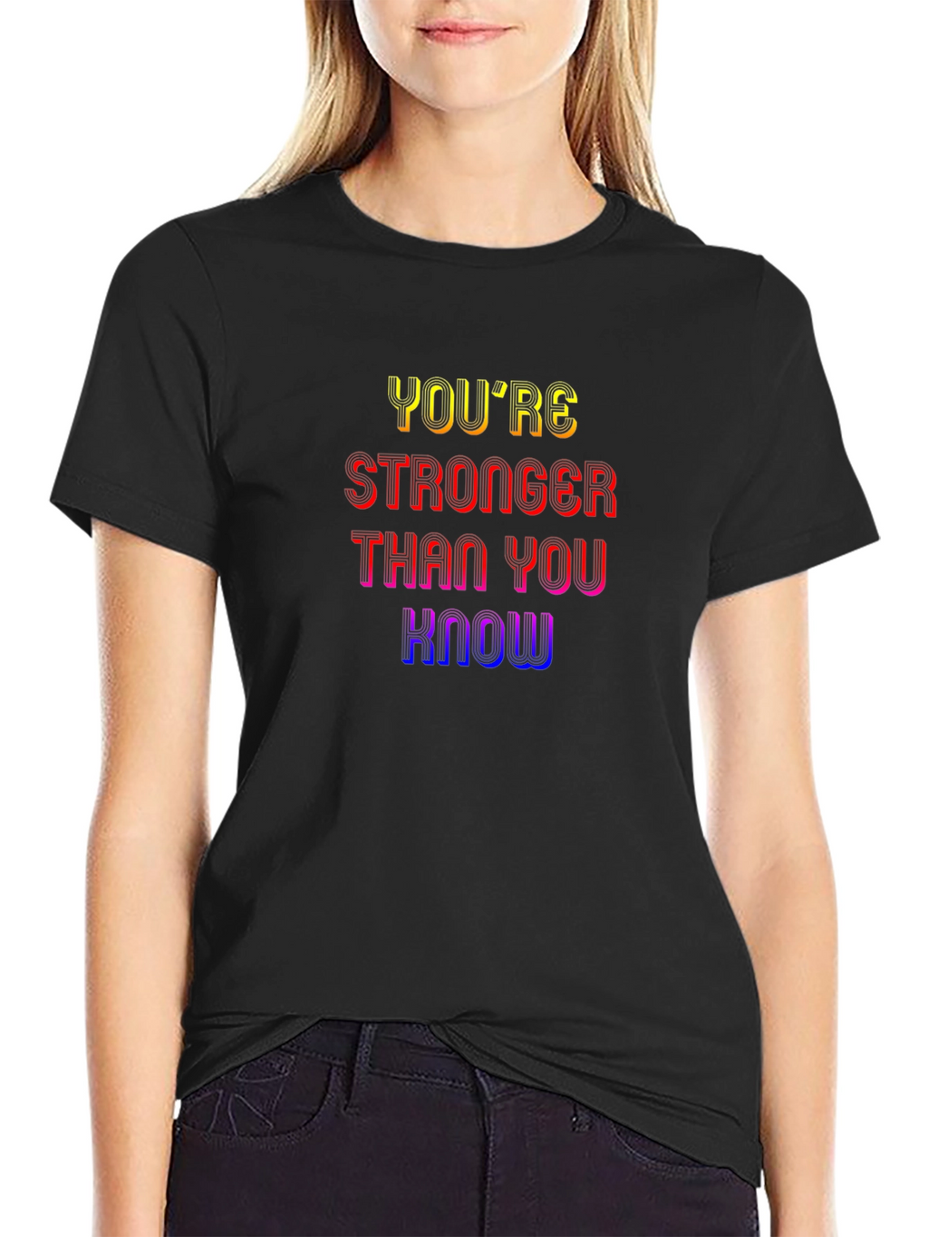 Inspirational Graphic Tee: Youre Stronger Than You Know