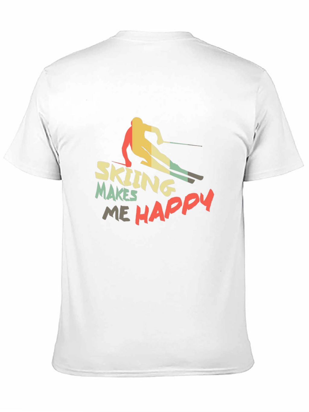 Skiing Makes Me Happy T-Shirt