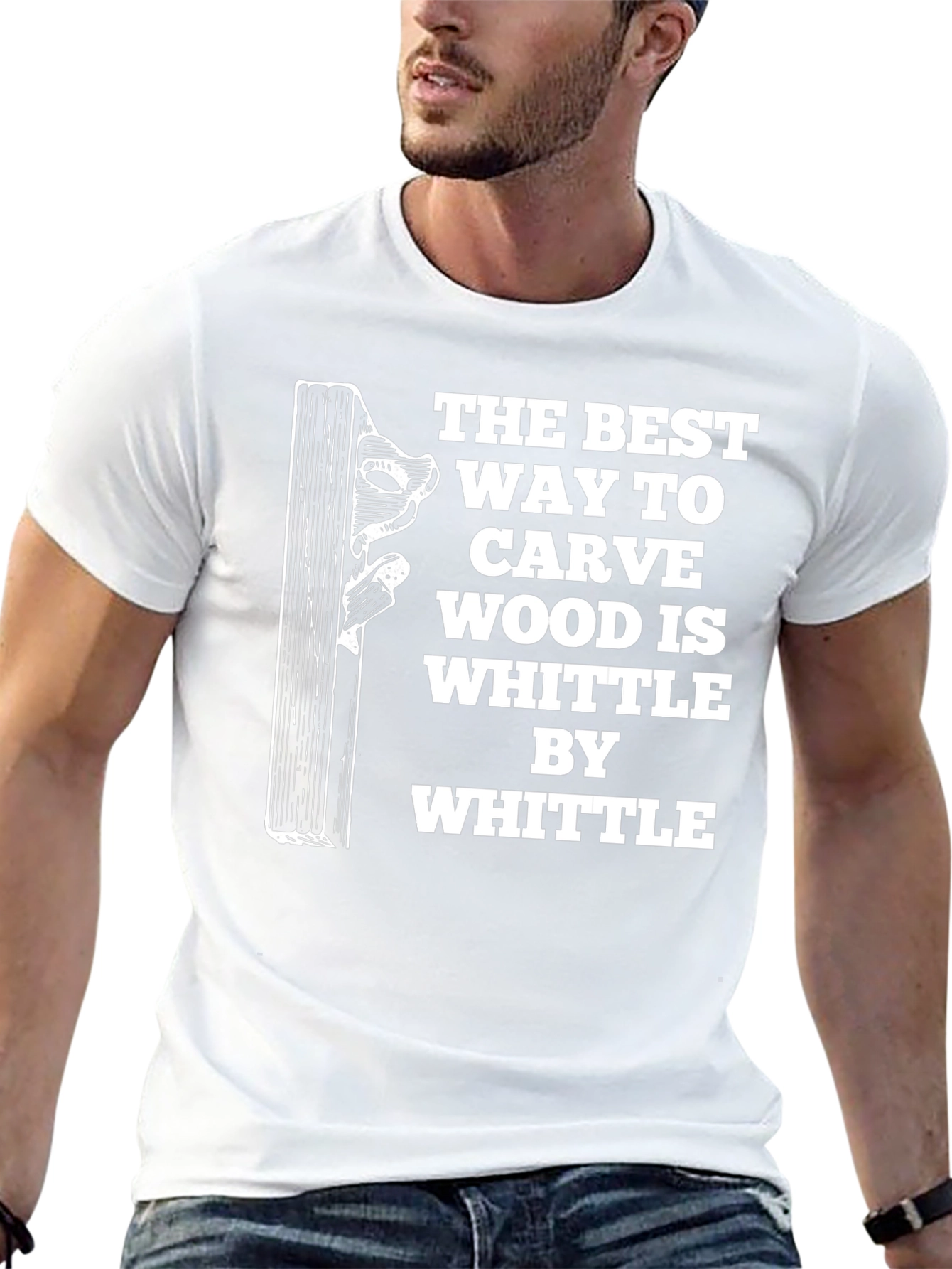 Whittle Wood Carving Humor Graphic Tee