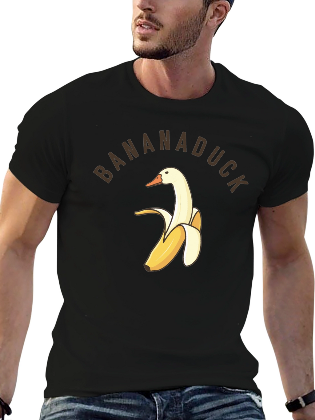 Bananaduck Graphic T-Shirt - Funny Animal Design
