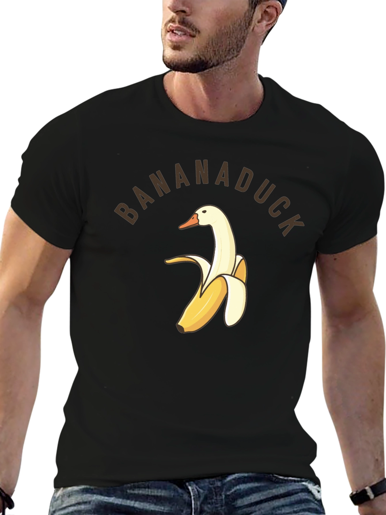 Bananaduck Graphic T-Shirt - Funny Animal Design