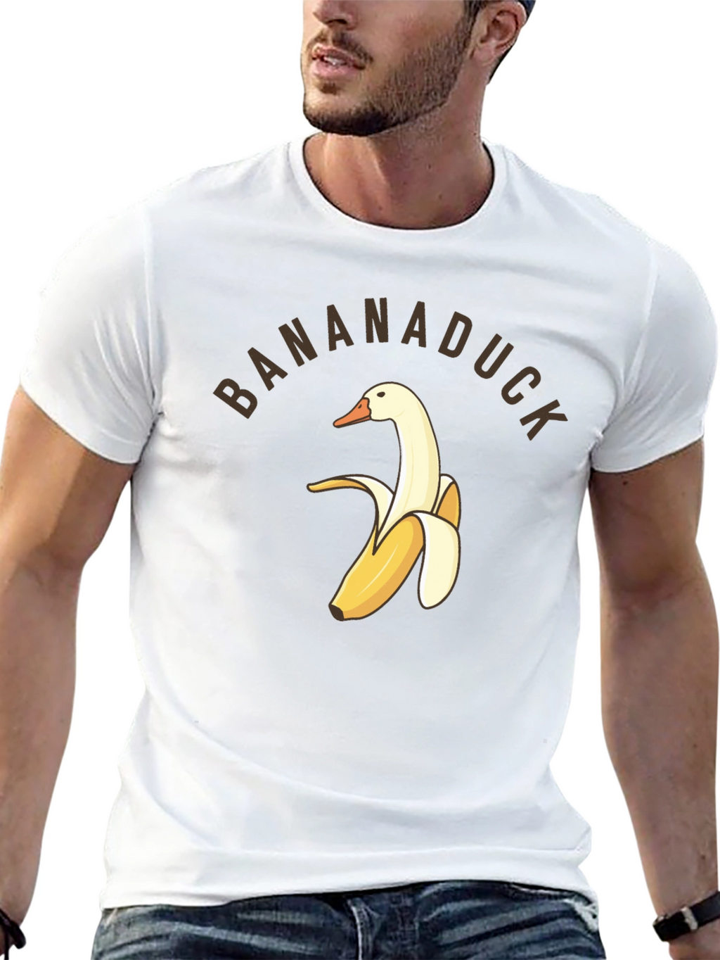 Bananaduck Graphic T-Shirt - Funny Animal Design