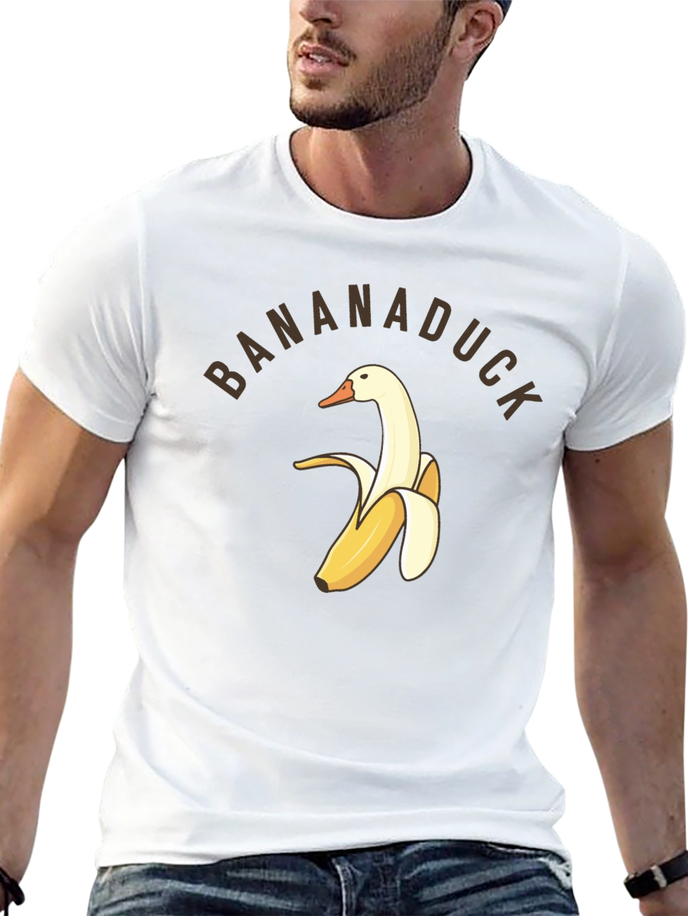 Bananaduck Graphic T-Shirt - Funny Animal Design