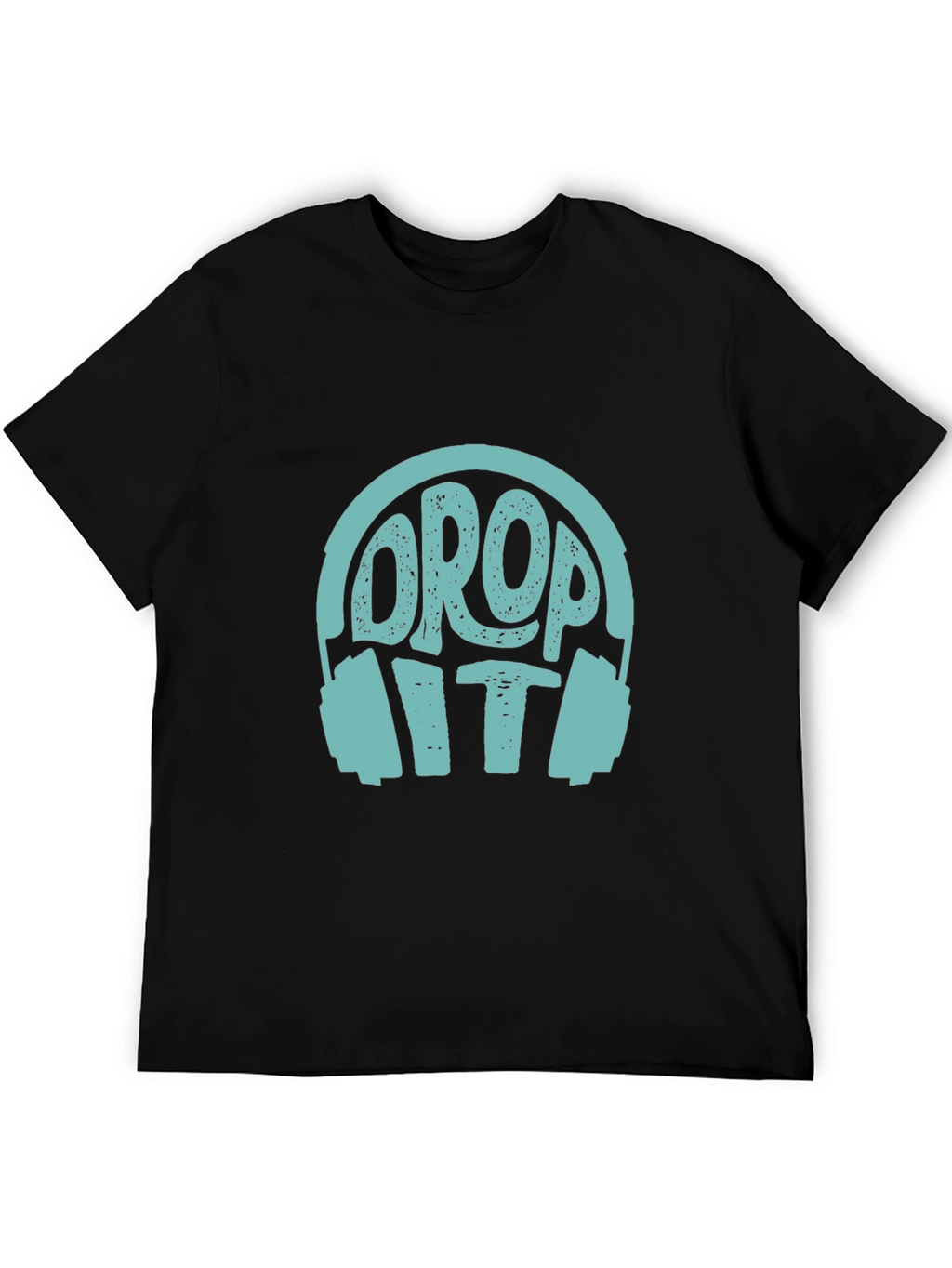 Drop It! Graphic T-Shirt - Cool DJ Headphone Tee