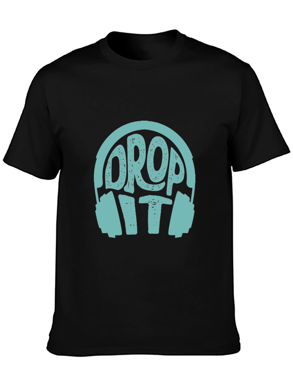 Drop It! Graphic T-Shirt - Cool DJ Headphone Tee