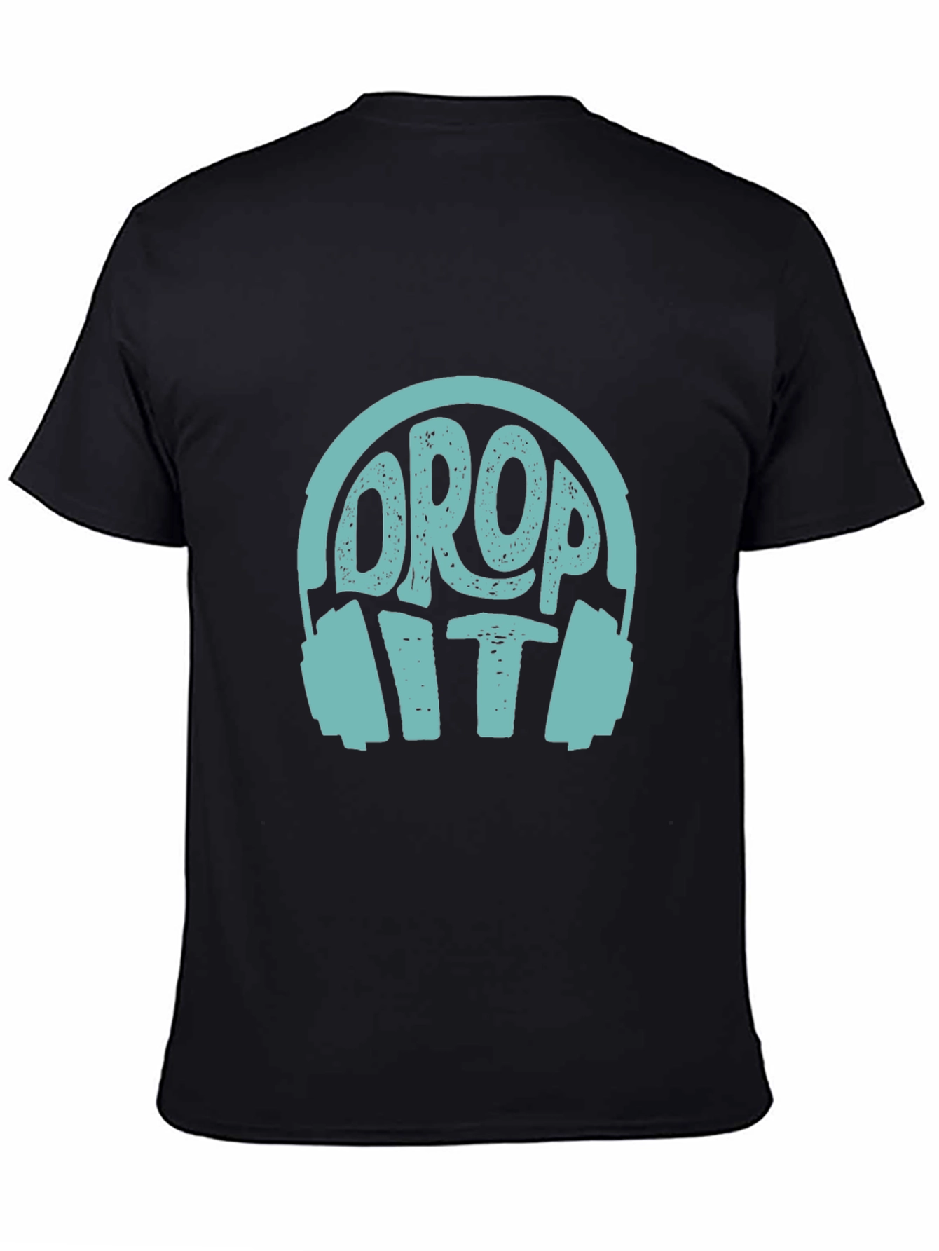 Drop It! Graphic T-Shirt - Cool DJ Headphone Tee