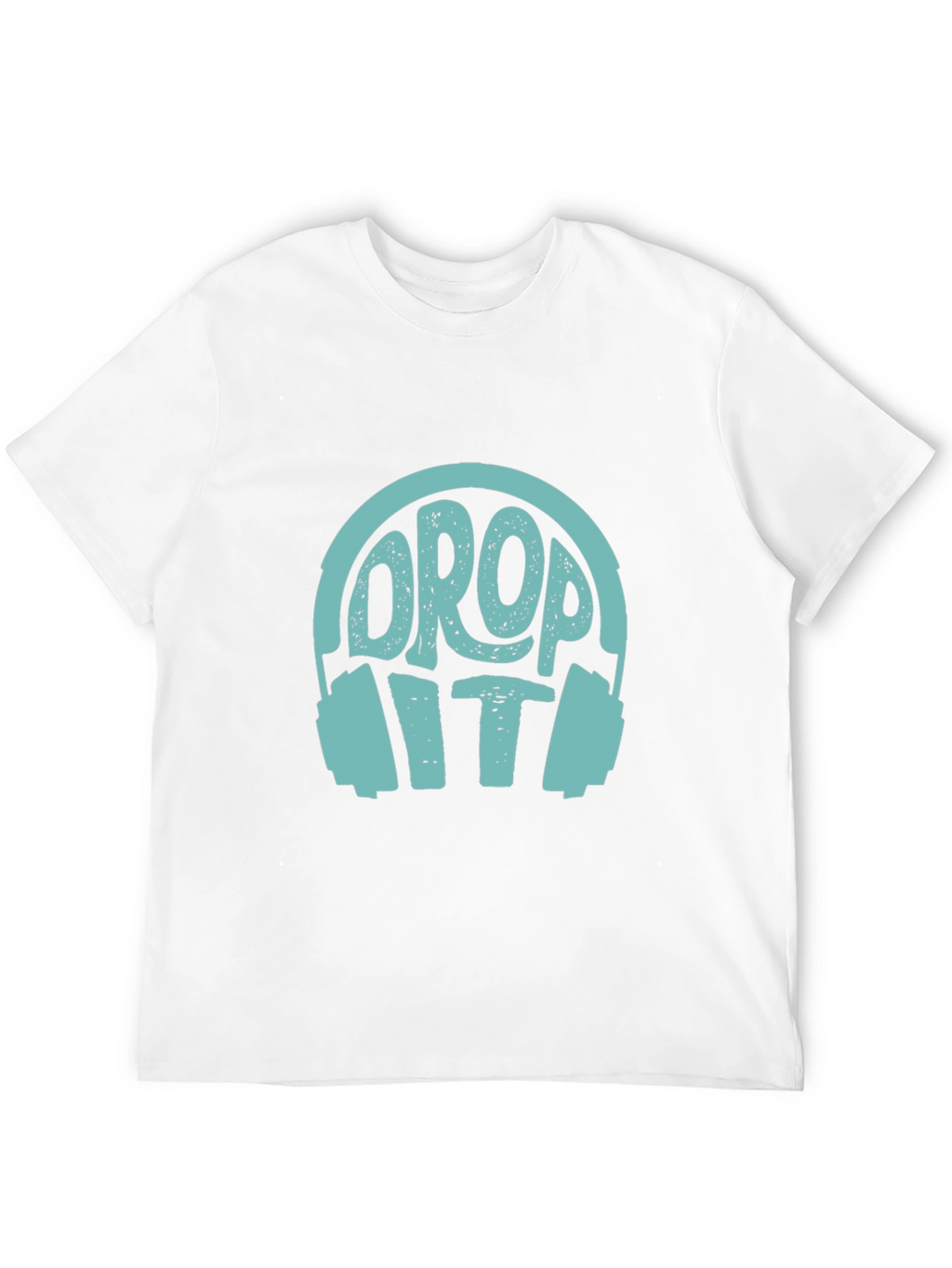 Drop It! Graphic T-Shirt - Cool DJ Headphone Tee