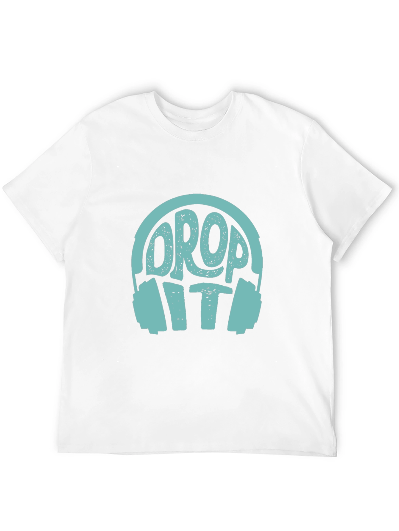 Drop It! Graphic T-Shirt - Cool DJ Headphone Tee