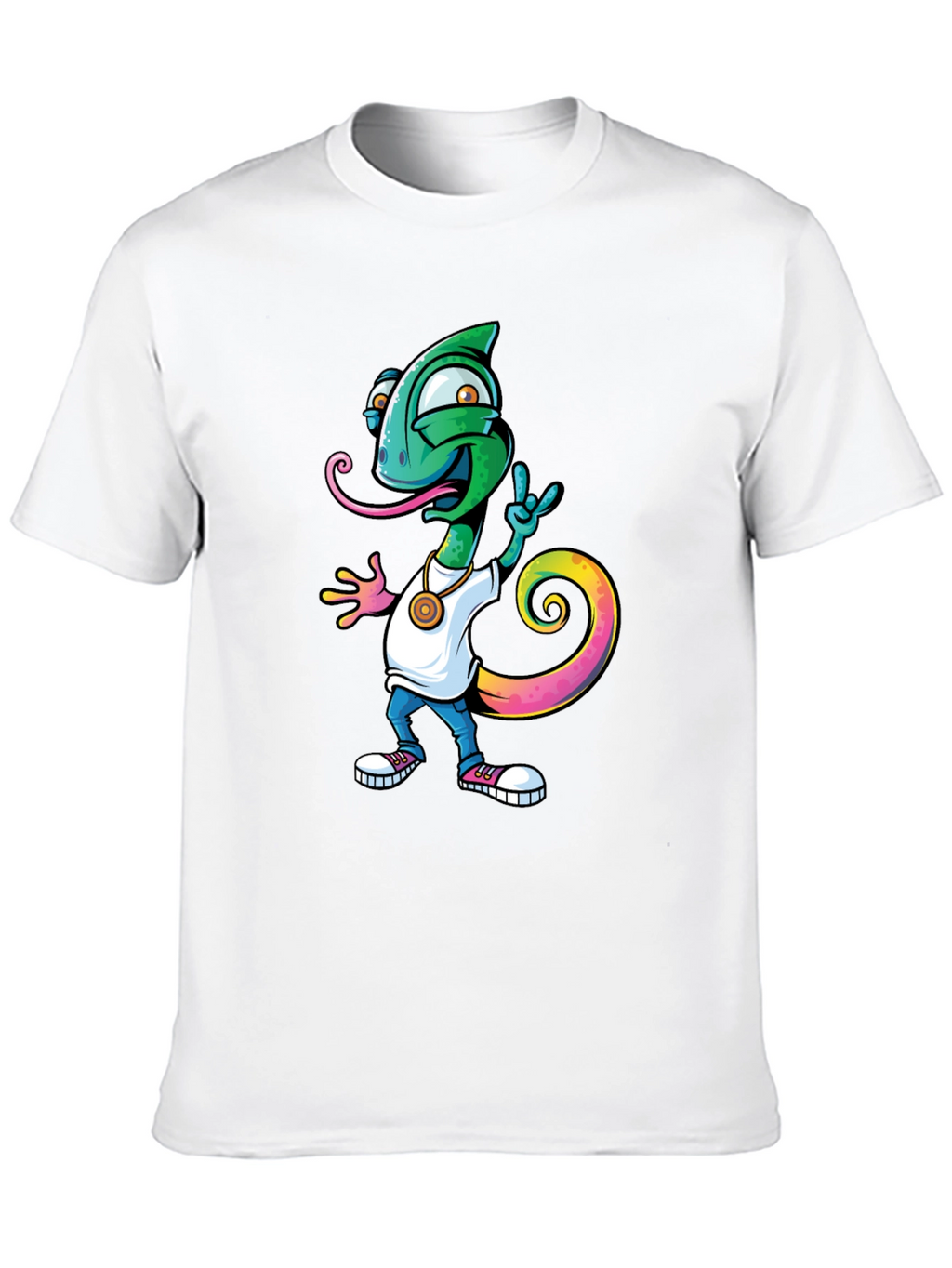 Cool Chameleon Graphic T-Shirt