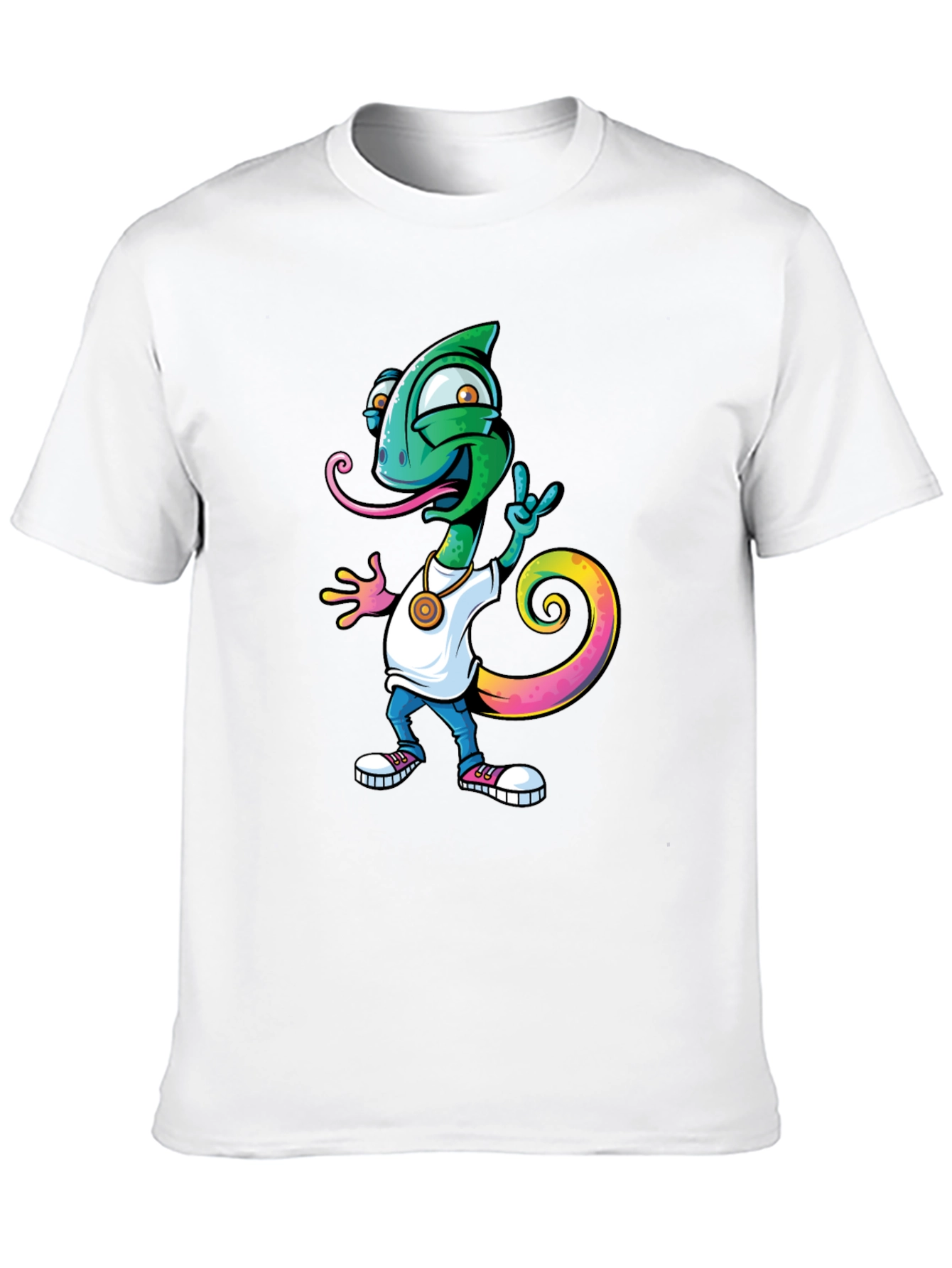 Cool Chameleon Graphic T-Shirt