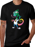 Cool Chameleon Graphic T-Shirt
