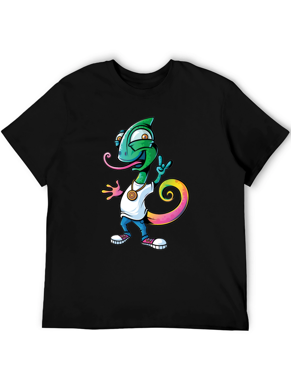 Cool Chameleon Graphic T-Shirt