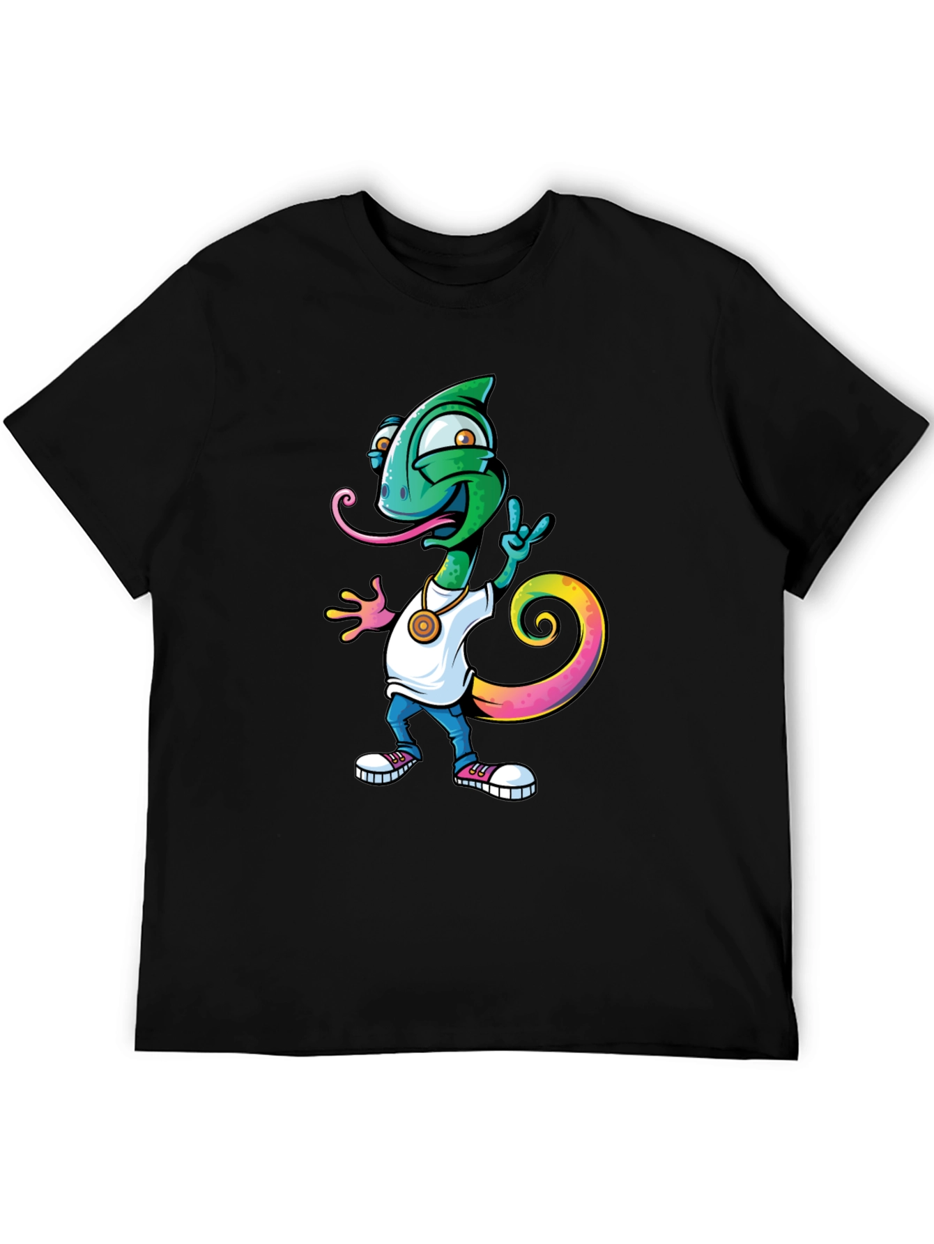 Cool Chameleon Graphic T-Shirt