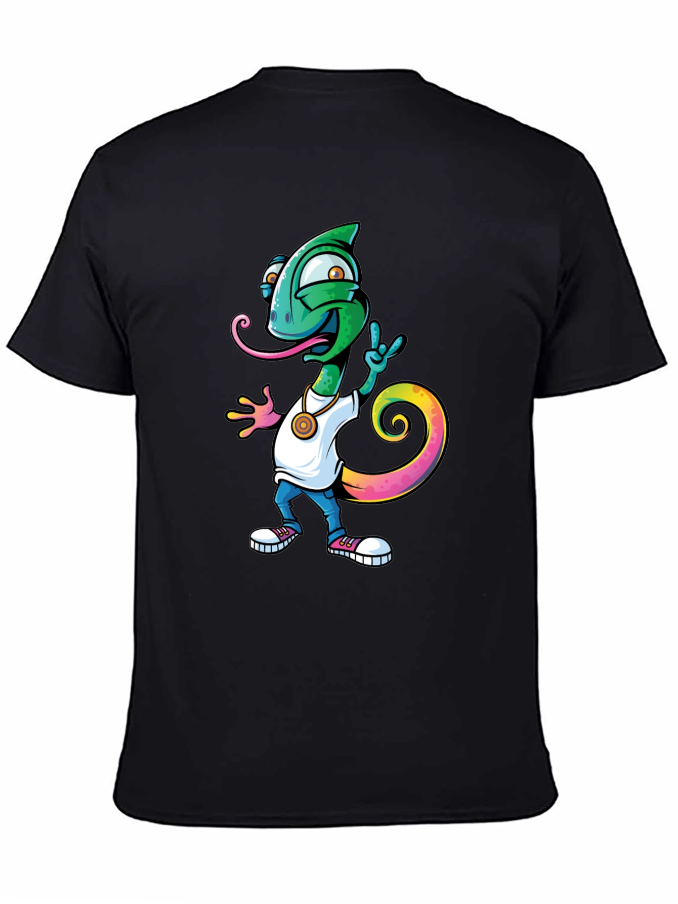 Cool Chameleon Graphic T-Shirt