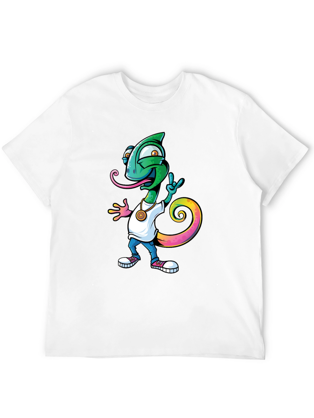 Cool Chameleon Graphic T-Shirt