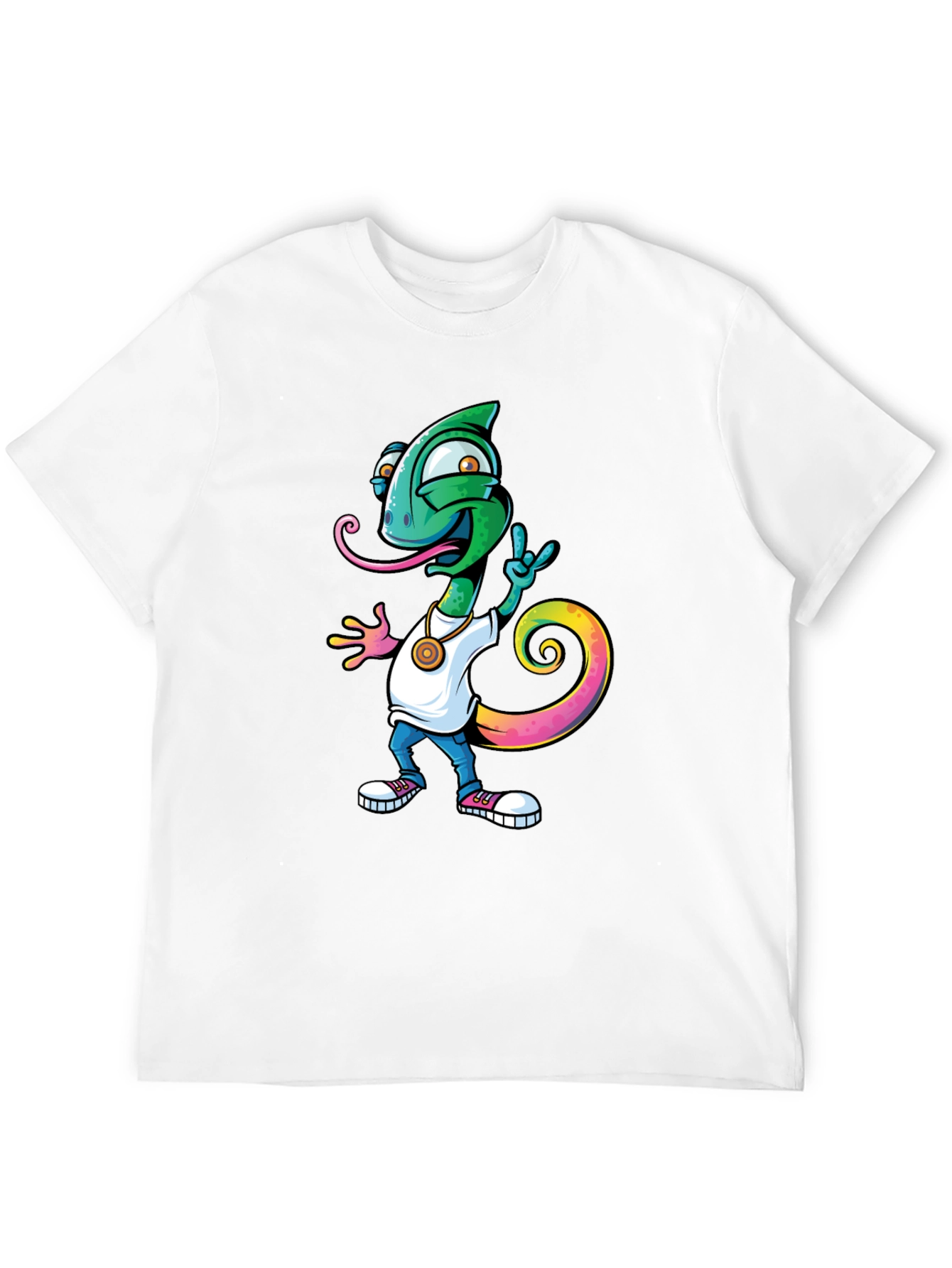 Cool Chameleon Graphic T-Shirt