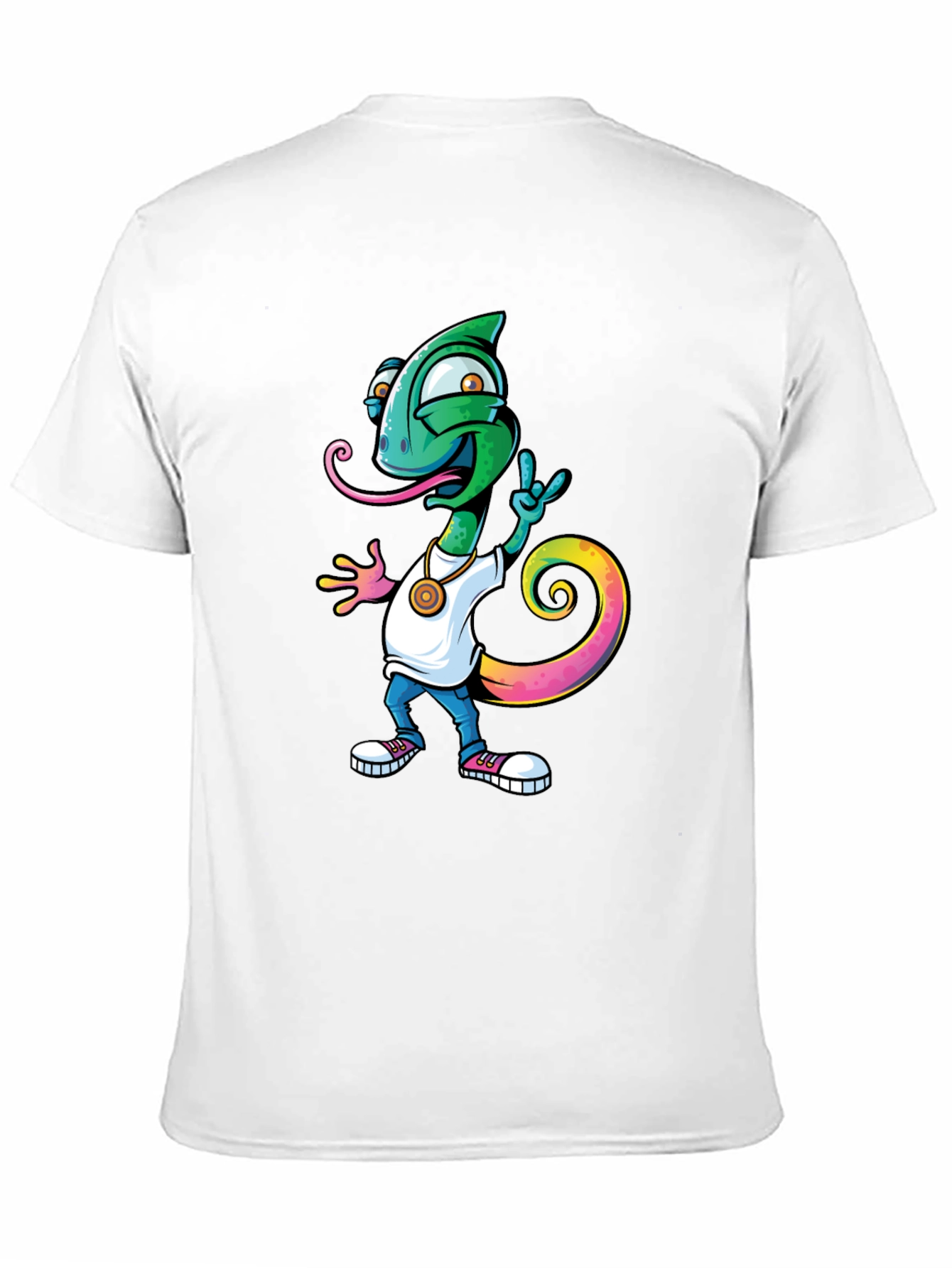 Cool Chameleon Graphic T-Shirt