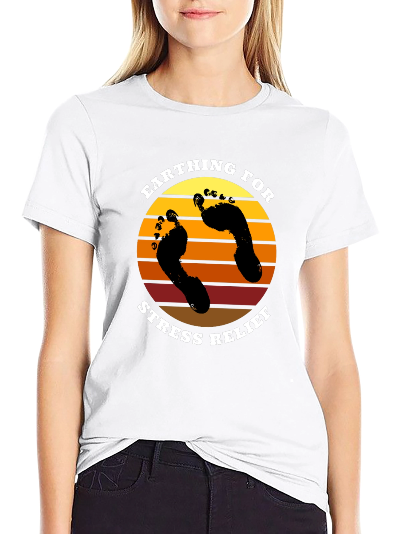 Earthing for Stress Relief T-Shirt