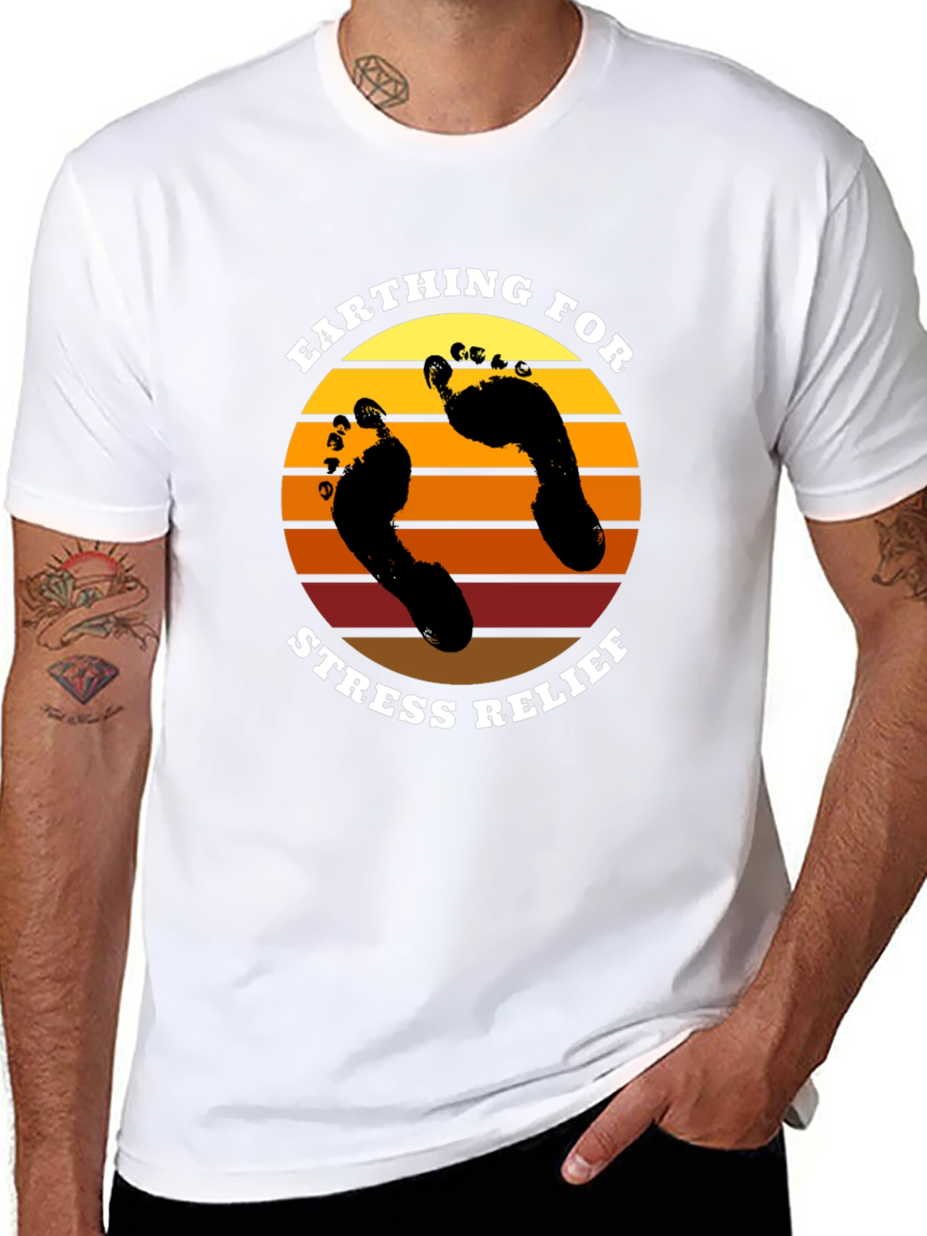 Earthing for Stress Relief T-Shirt